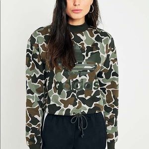 Adidas Crop Tie Sweatshirt